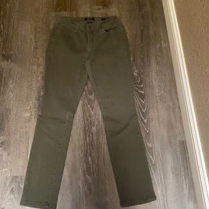 navy green skinny jeans
